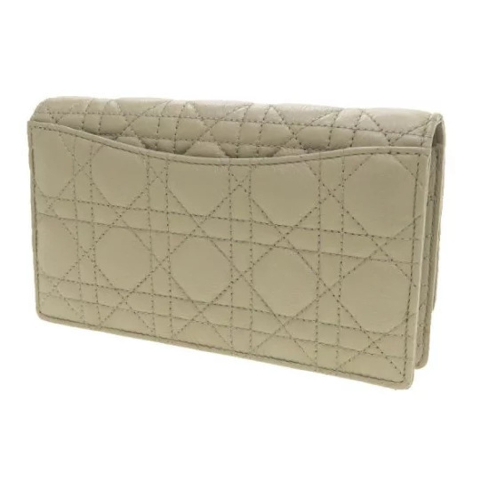 Dior Chain Caro Christian Pouch Black